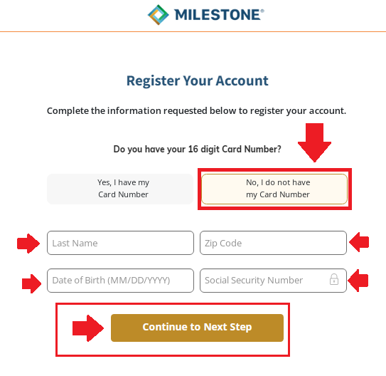 www.milestonecard.comactivate